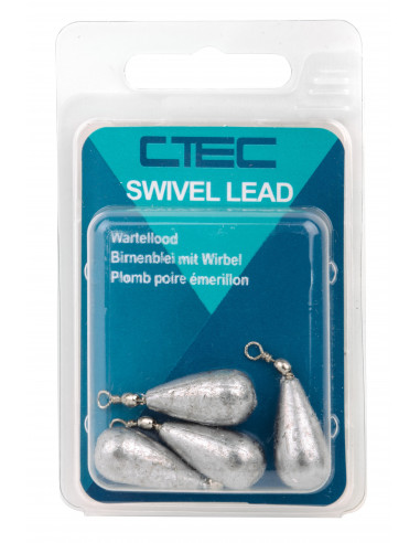 Spro C-TEC Swivel Sinker 25 g. Birnenblei