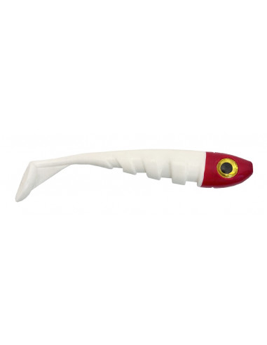 Delalande Slim Minnow 11 cm / 7 g., Fb.: White Red Head