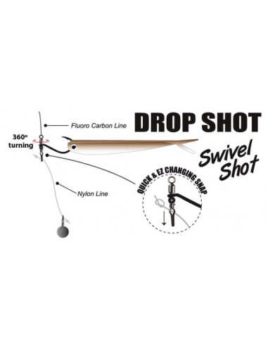 Gamakatsu G Finesse Swivel Shot Drop Shot Hook - 2